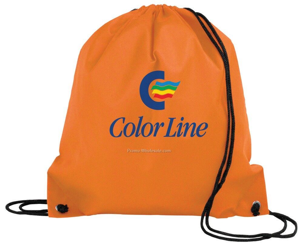 14"x16.5" Poly Pro Drawstring Tote Bag