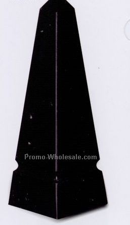 2-1/2"x8"x2-1/2" Grooved Obelisk Award - Small