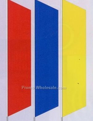 2-1/2'x8' Stock Zephyr Banner Drapes - Black