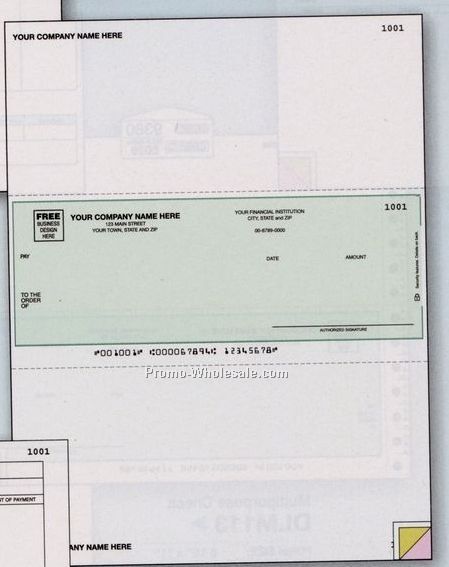 2 Part Laser Multipurpose Check (1 Write Plus)