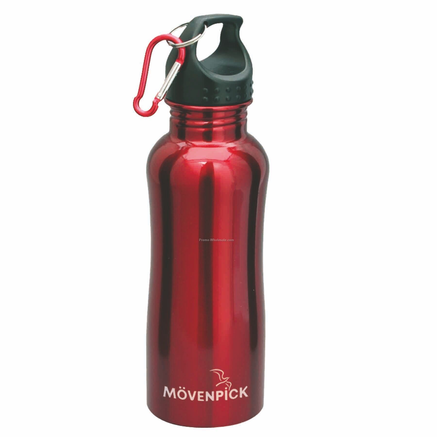 22 Oz Stainless Steel Bottle, Red