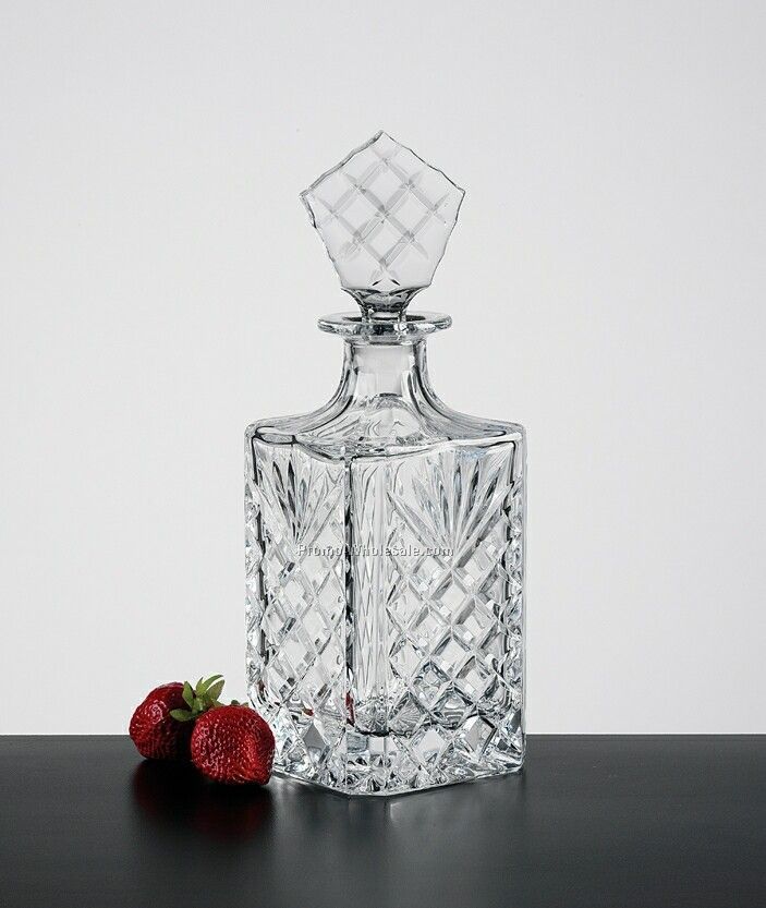 28 Oz. Square Oxford Decanter