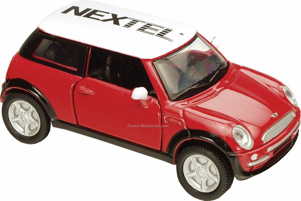 3-1/2" Red Mini Cooper Die Cast Vehicles