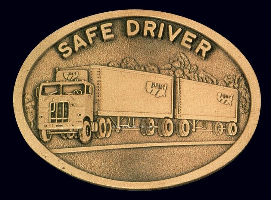 3-1/2" X2-1/4" Cast Lost Wax Belt Buckle W/ Bronze & Satin Finish