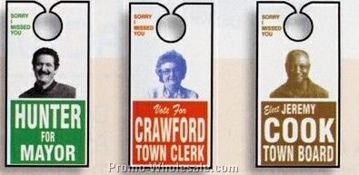 3-3/4"x7-1/2" Rectangle Photo & Panel Door Knob Hanger (1 Color)