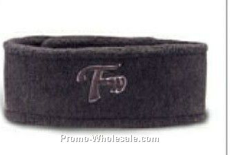 3"x12" Anti-pill Polar Fleece Reversible Headband (Embroidered)