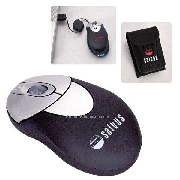 3"x5-1/2"x1-1/2" Rechargeable Optical Wireless Mouse (Imprinted)