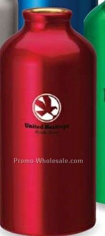 3"x7-1/2" Giftcor 500ml Red Aluminum Sport Flask I W/ Dome Top