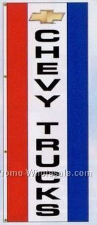3'x8' Double Face Dealer Interceptor Logo Flags - Chevy Trucks
