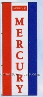 3'x8' Double Face Dealer Interceptor Logo Flags - Mercury
