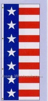 3'x8' Stock America Forever Drape Banners - Star/ Stripes