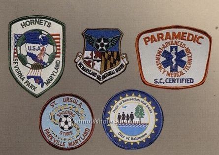 4" Embroidered Patches