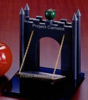 4-1/2"x5" Draw Bridge On Base Lucite Embedment