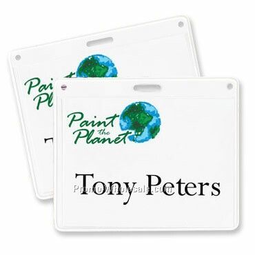 4"x3" Recycled Slotted Vinyl Holder