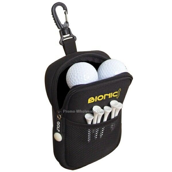 4"x6-1/2"x1-1/2" Neoprene Golf Accessories Pouch (Imprinted)