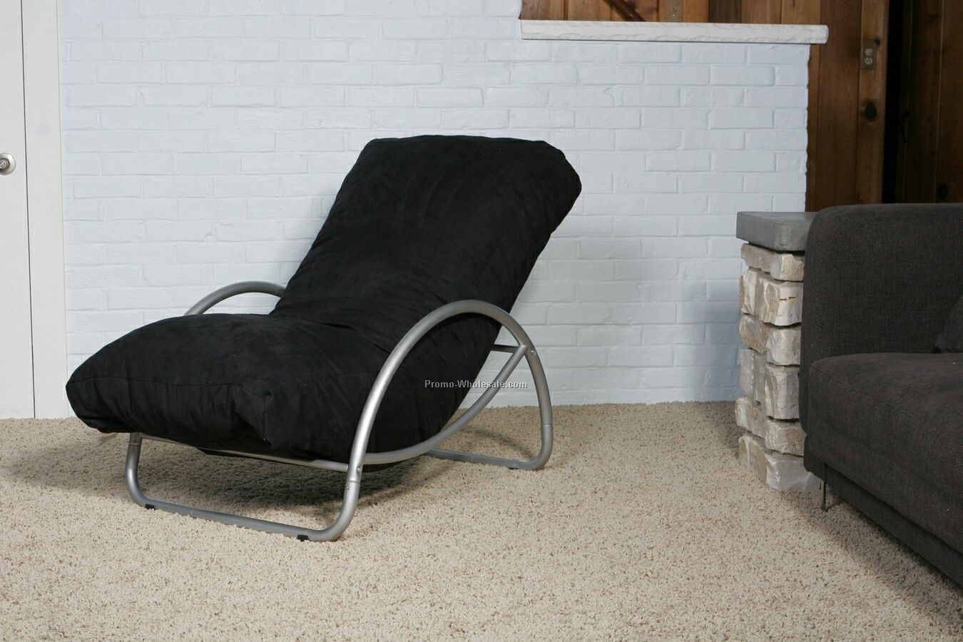 45"x28"x32" Twill Fuf Tempo Chair (Embroidered)
