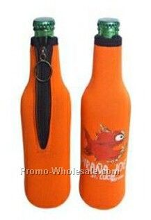 5" Neoprene Beverage Insulator W/ Zipper Closure