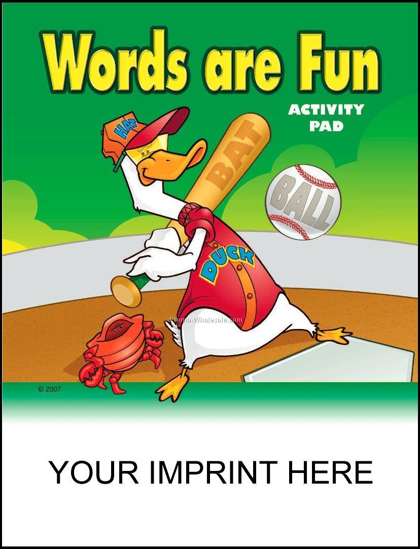 5-1/4"x7-3/4" Words Are Fun Activity Pad
