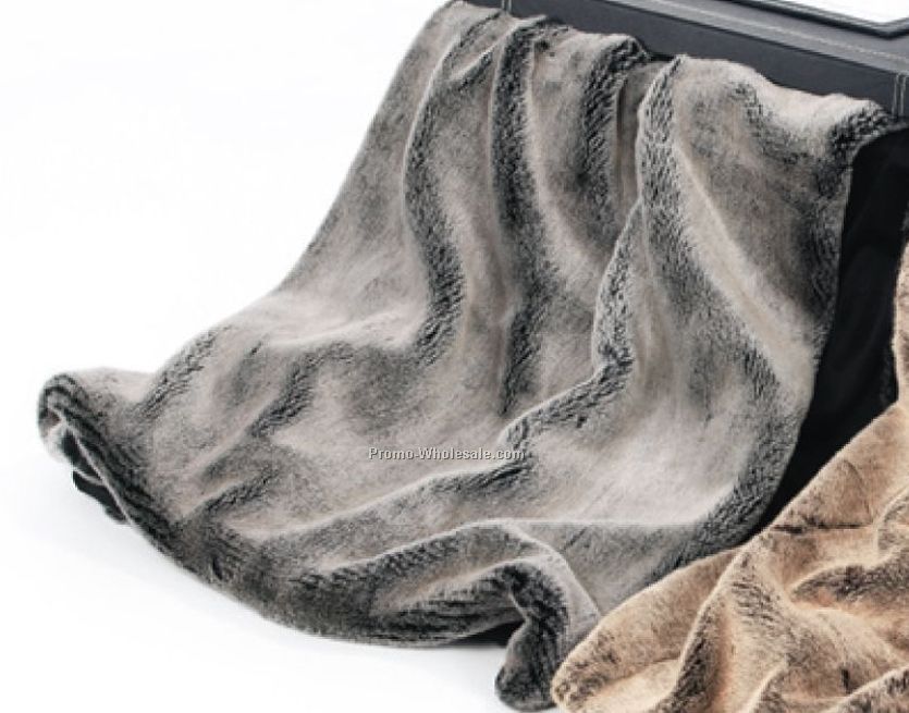 50"x60" Timberwolf Throw Blanket