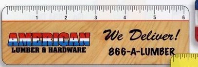 6-3/8"x2" Mini Economy Ruler