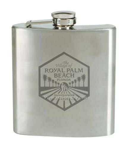 6 Oz. Stainless Steel Liquor Hip Flask