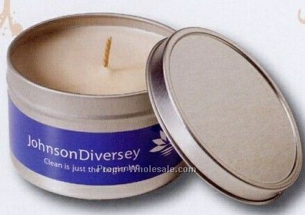 6 Oz Vanilla Scented Soy Candle