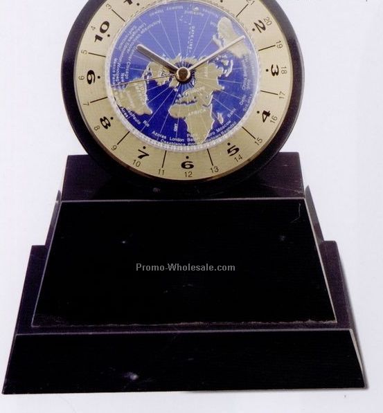 6"x6-3/4"x4" World Clock