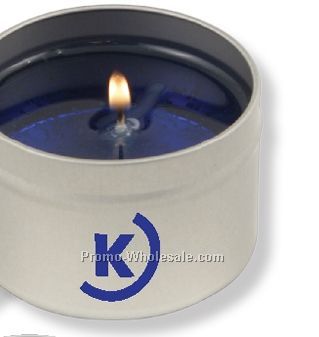 8 Oz. Round Shaped Tin Candle