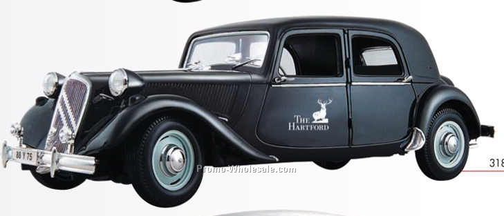 9" Black 1952 Citroen 150cv 6cyl Die Cast Replica Vehicle