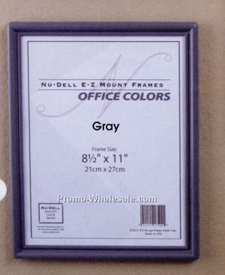 9"x12" Ez Mount Document Frames W/ Glass Face (Black)