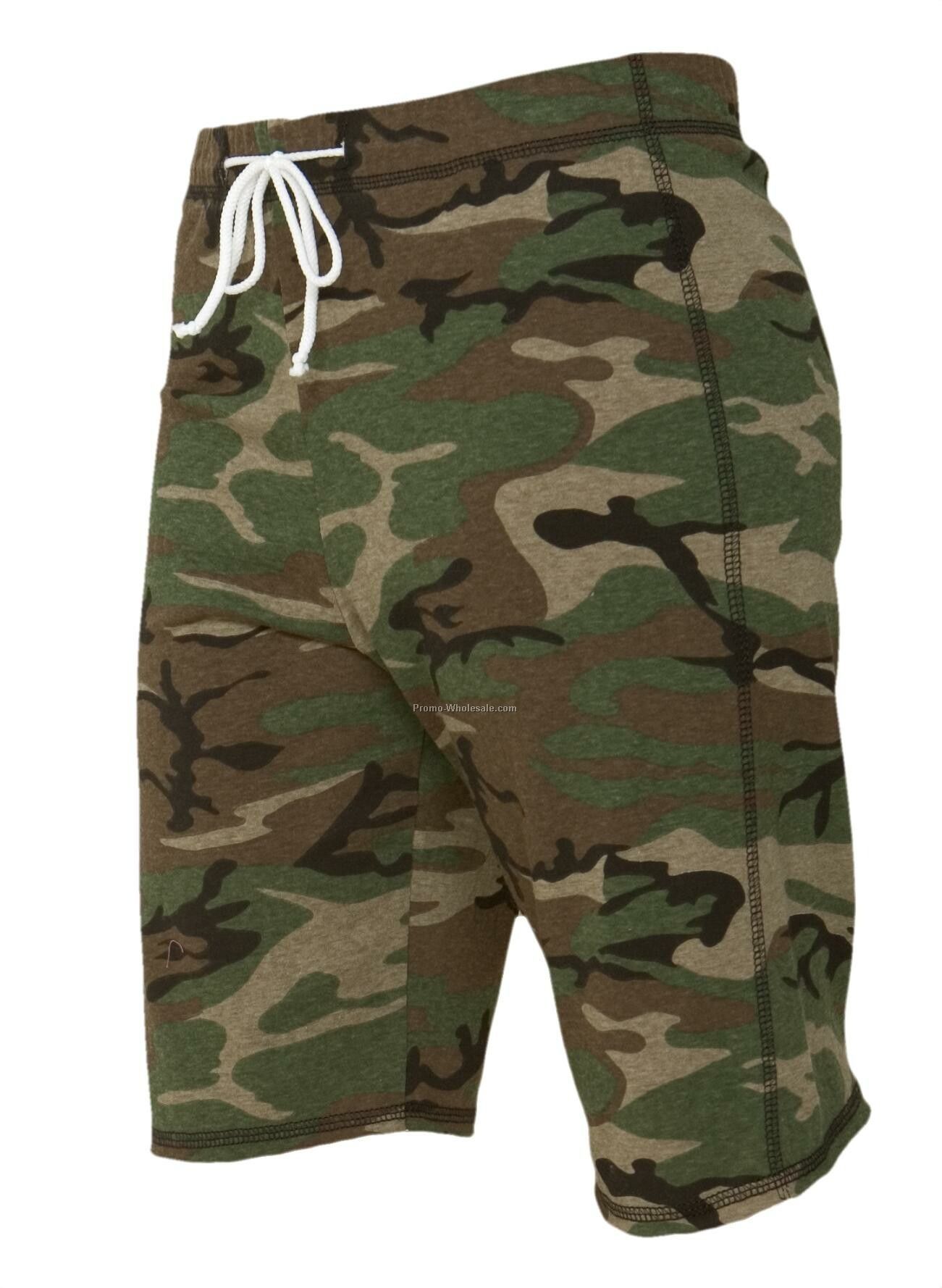 Adults' Green Camo Board Shorts (Xs-xl)