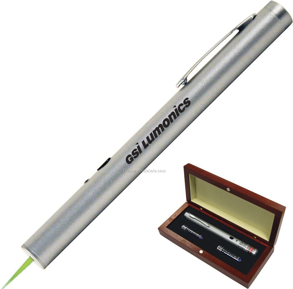 Alpec Lexus Green Laser Pointer - Silver