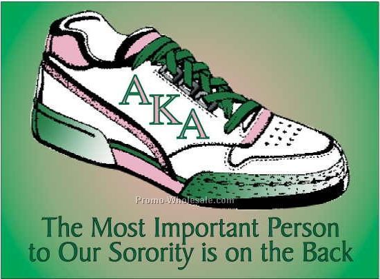 Alpha Kappa Alpha Sorority Shoe Photo Hand Mirror (3-1/8"x2-1/8")