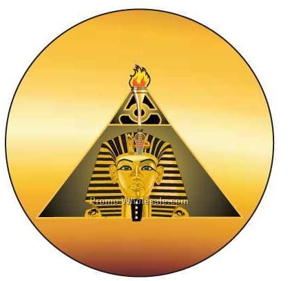 Alpha Phi Alpha Fraternity Pyramid Badge W/ Metal Pin (2-1/2")