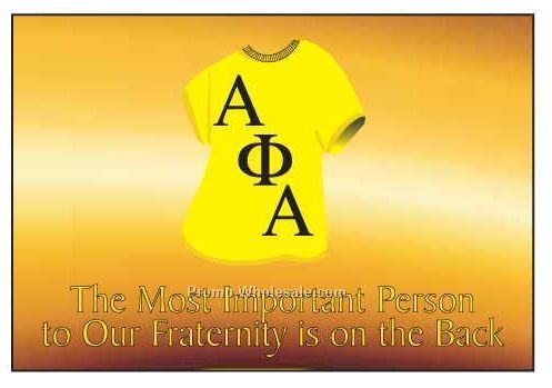 Alpha Phi Alpha Fraternity Shirt Photo Hand Mirror (3-1/8"x2-1/8")
