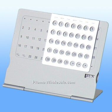 Aluminium Calendar (Engraved)