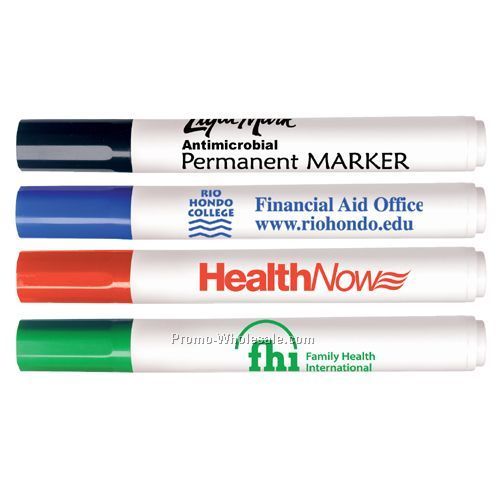 Antimicrobial Protection Chisel Tip Permanent Ink Marker