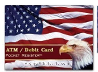 Atm/Debit Card Pocket Register - Patriotic