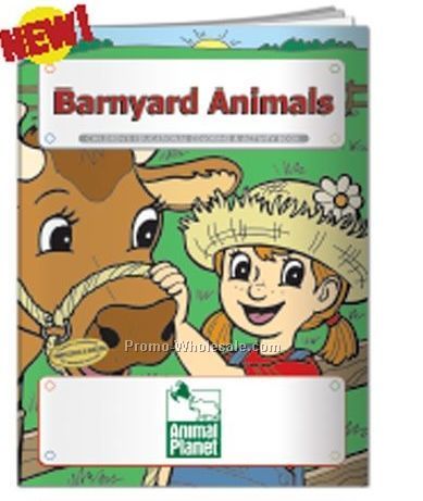 Barnyard Animals Coloring Book