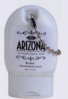 Bath Gel In Toggle Bottle With Key Chain - 1 Oz.