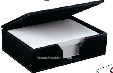 Bermahide Desktop Note Paper Holder With Suedene Lining