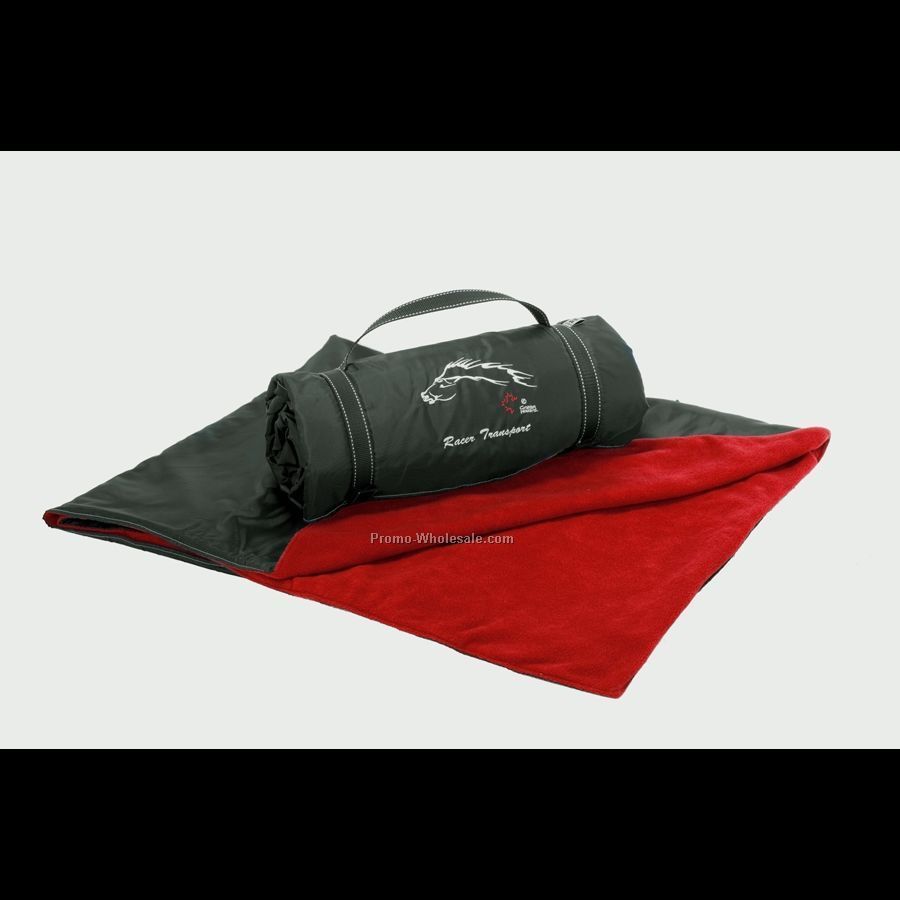 Black & Red 45"x58" Explorer Water Resistant Blanket