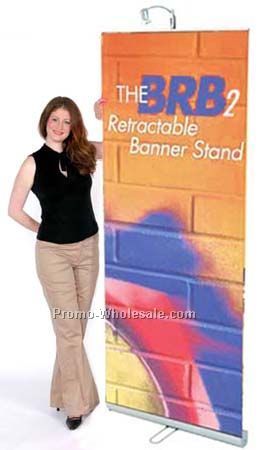 Brb2 Retractable Banner Stand With Standard Graphic