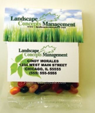 Business Card Header Filled W/ 1/2 Oz. Candy Corn