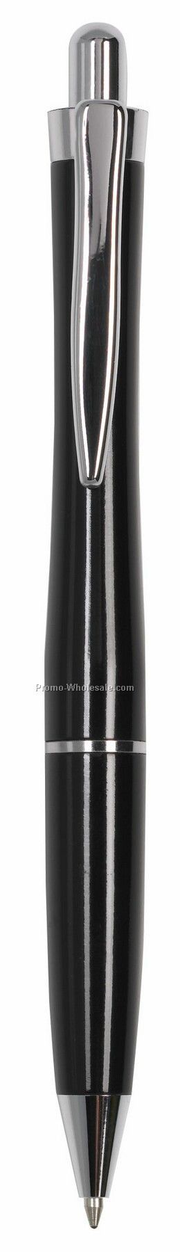 Cairo Aluminum Barrel Pen With Chrome Accent