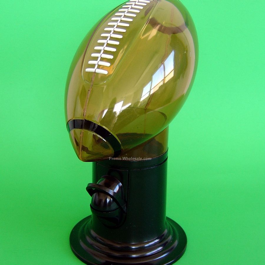 Candy Dispenser - Football - 1 Side / 1 Color Custom Imprint