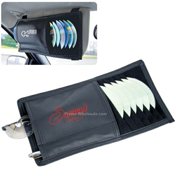 Car Visor CD Case - 11"x6" (Imprinted)