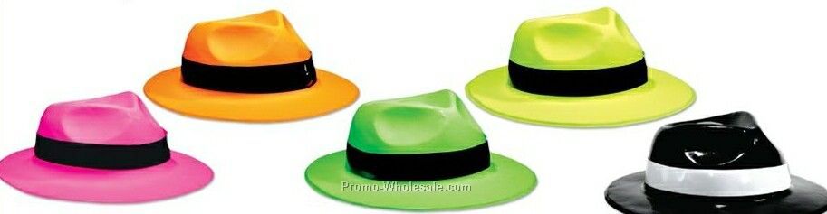 Child Size Neon Gangster Hats
