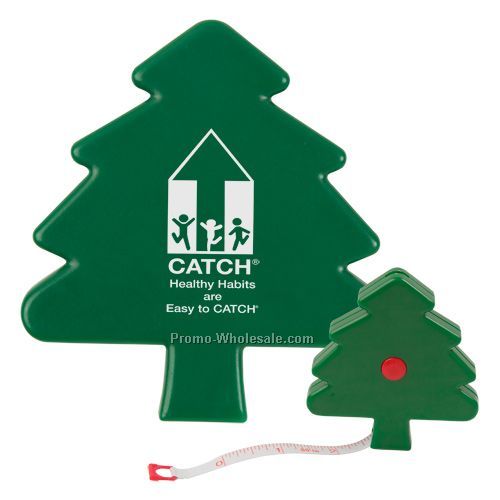 Christmas Tree Button Release 5' Tape Measure