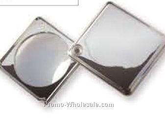 Chrome Magniflip Flip Open Pocket Magnifier